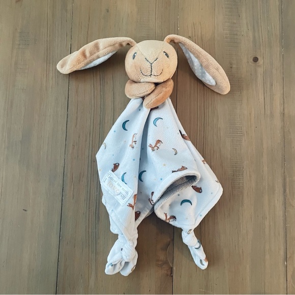 Guess How Much I Love You Lovey Bunny Knotted Baby Security Blanket Easter - Picture 1 of 8